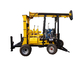 Hydraulic Rotary Portable Water Well Drilling Rig Borehole Trailer Dipasang