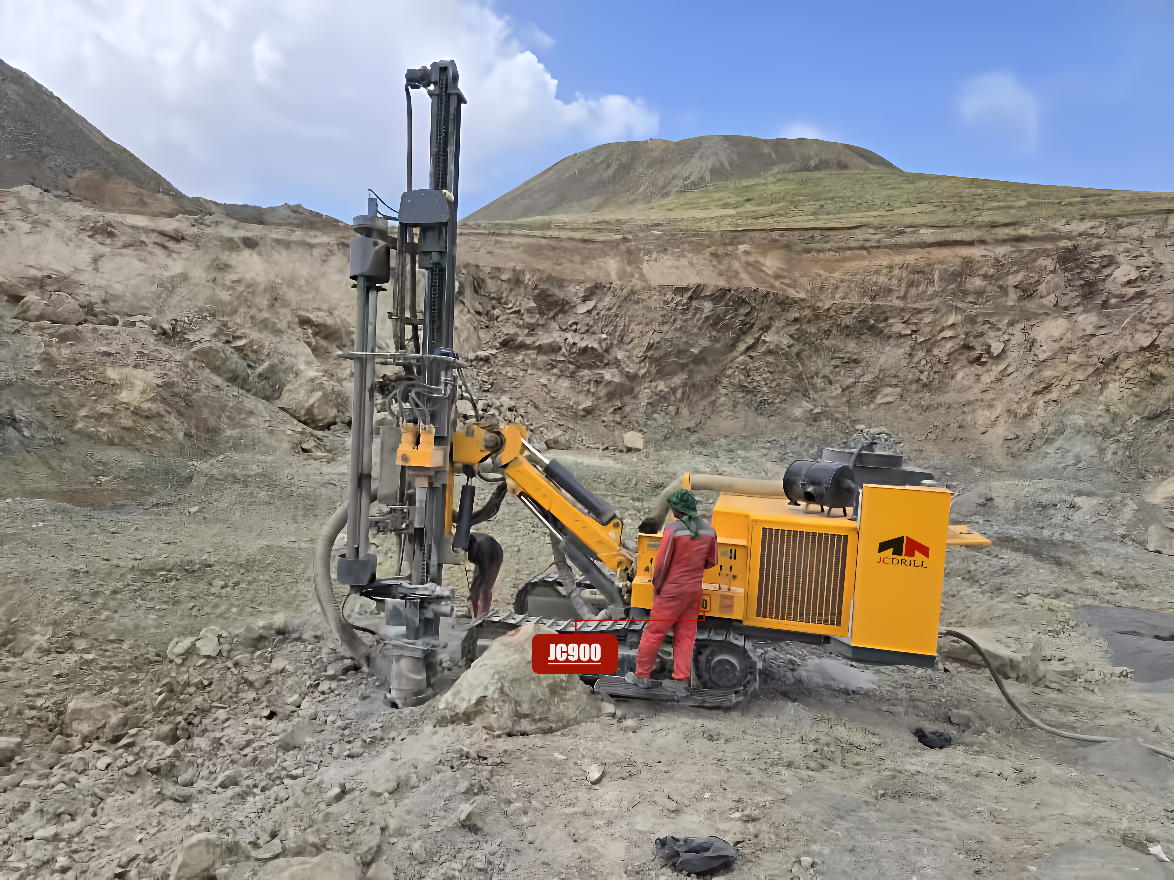 Kasus perusahaan terbaru tentang JC900 Di Timur Tengah Proyek Pertambangan