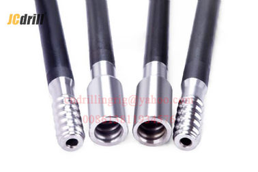 Beli R28 Hex Dan Round Shape Berulir Rock Drill Rods Tungsten Carbide Material pembuatan online