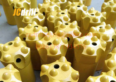Beli 11 ° Tapered Tombol Batu Bor Bits Untuk Lubang Kecil / Penggalian Tambang / Terowongan Bangku pembuatan online