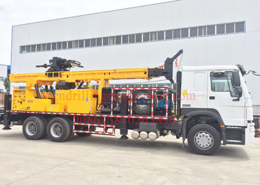 Beli Rotary Mobile Borehole Drilling Machine, Truck Mounted Water Well Drilling Equipment pembuatan online