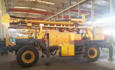 Beli Multi Fungsi Trailer Mounted Drilling Rig Dengan Baik Dengan Kapasitas Pemboran Diameter Lubang Besar pembuatan online