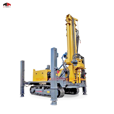 Beli Mesin Crawler Mounted 200m Water Well Drilling Rig Machine pembuatan online