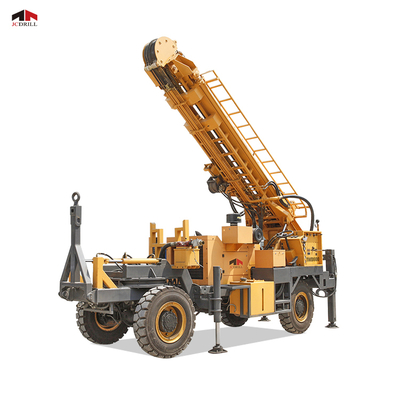 Beli TWD600 Rig Pengeboran Sumur Air yang Dipasang di Trailer Empat Roda Hidrolik pembuatan online