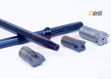Beli 11 Gelar Integral Rock Drill Rods Baja Tapered Forging 19mm - 41mm Diameter Lubang pembuatan online