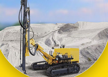 Beli Mesin Diesel Didorong DTH Rock Drilling Rig Crawler Drilling Rig 25m Pengeboran Kedalaman pembuatan online
