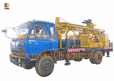 Beli 400m 4x2 Truk Air Sumur Bor Rig Lumpur Dan DTH Hidrolik Torsi Putar Tinggi pembuatan online