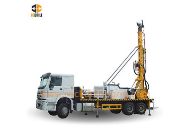 Beli 300m 6 X 4 Truk Heavy Duty Rig Pengeboran Sumur Air Dengan Batang Bor 3 M / 4,5 M pembuatan online