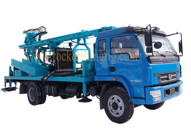 Beli 200m Pengeboran Kedalaman Rig Pengeboran Batuan Hidrolik Borewell Drilling Rig 4000nm Torsi Rotasi pembuatan online