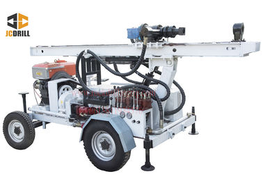 Beli Mesin 24kw Tenaga Air Pengeboran Sumur Rig Dth Drilling Machine Trailer Mounted pembuatan online