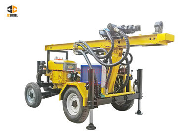 Beli Hidrolik 4 Roda Dth Drilling Rig 110m Tipe Portabel Kecil Untuk Sumur Air online manufacture