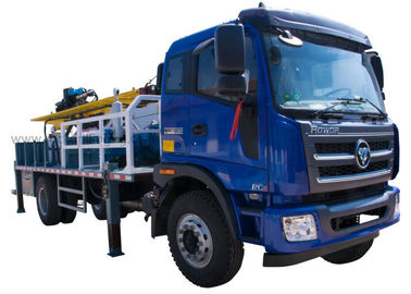 Beli 300m Kedalaman Truk Drilling Rig Hidrolik Borewell Drilling Rig 4500nm Torsi Rotasi pembuatan online