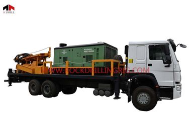 Beli 6 X 4 Truck Mounted Borehole Water Sumur Drilling Rig dengan Kompresor Udara pembuatan online