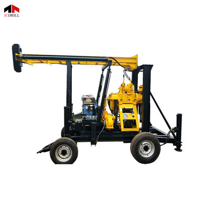 Beli 557rpm Trailer Mounted 200m Portable Well Drilling Rig pembuatan online