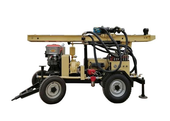 Beli 110m Peralatan Rig Pengeboran Batu Borehole Untuk Sumur Air pembuatan online