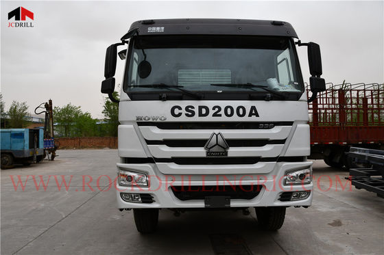 Beli 200 Meter CSD200A Mesin Rig Pengeboran Sumur Air Dengan Pompa Lumpur pembuatan online