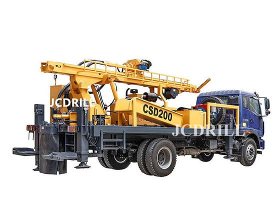 Beli ISO Full Hydraulic 200 Meter Truck Mounted Water Drilling Rig Machine pembuatan online