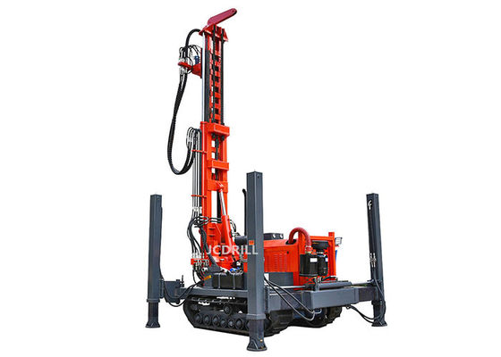 Beli Crawler Mounted Rig Pengeboran Sumur Air 200m 4000Nm pembuatan online