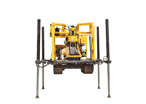 Beli Lacak Rig Pengeboran Sumur Air Rotary 75mm Hidrolik pembuatan online