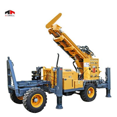 Beli 355mm 200m Portable Water Well Drilling Rig Trailer Dipasang Rotary pembuatan online