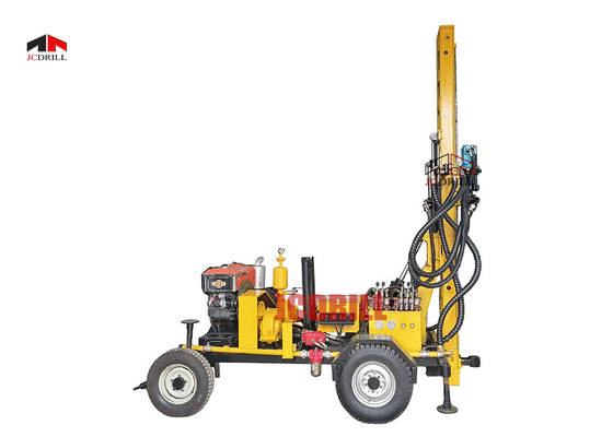 Beli Mesin Pengeboran Sumur Air Hidrolik / Borehole Drilling Rig Tipe Tenaga Diesel pembuatan online