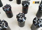 Tungsten Carbide Tapered Tombol Drill Bits Untuk Quarry Tunnel Bench Drilling