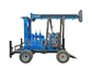 Mesin rig pengeboran sumur air dasar trailer yang digerakkan oleh mesin diesel dengan kedalaman pengeboran 400m