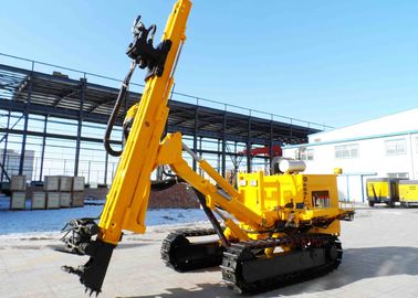 Harga yang bagus Crawler Mounted Anchor Drilling Rig Dengan Kekuatan Hidrolik Penuh Kepala JKM458 on line