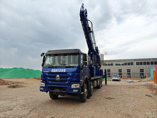 Harga yang bagus 2.2kw Lifting Power dan 7.5kw Rotary Power Drilling Rig Machine untuk operasi pengeboran yang lancar on line