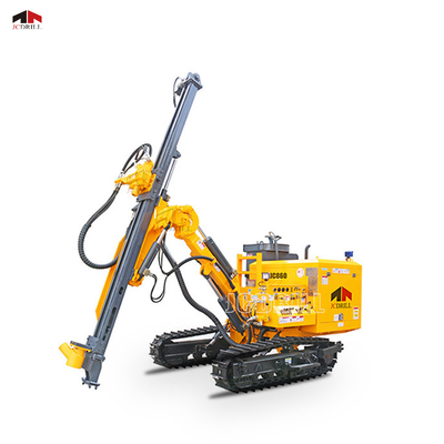 Harga yang bagus Crawler Mounted 40m Rock Drilling Rig Blasting Mining on line