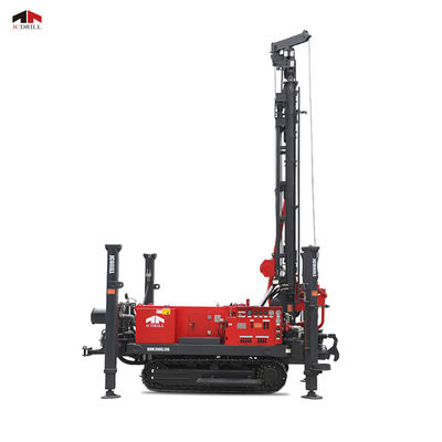 Crawler Hydraulic Drilling Rig 92Kw 4000-8000Nm untuk sumur air