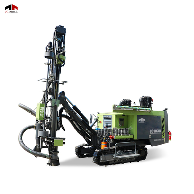 Harga yang bagus Crawler dipasang tekanan tinggi DTH Rock Blasting Pengeboran Rig Dengan Pengumpul debu on line
