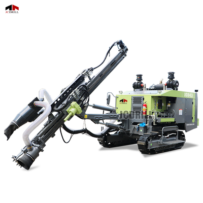 Harga yang bagus Kompresor Udara Sistem Rotary Premium Terintegrasi Pengeboran Lubang Batu Down The Hole Rig Pengeboran Permukaan Dengan Pengumpul Debu on line