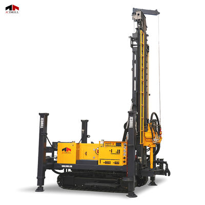 Harga yang bagus CWD450T Crawler dipasang Air Well Borhole DTH Pengeboran Rig on line
