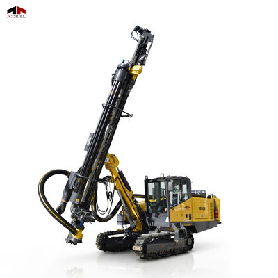 Harga yang bagus Rig Pengeboran Peledakan Batu DTH Hidraulik Perayap JC650 on line