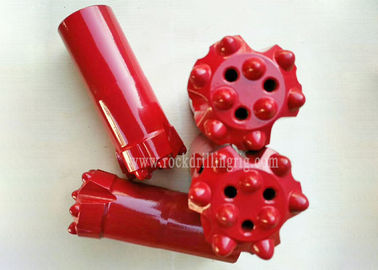Harga yang bagus JCDRILL Rock Drill Bit Tapered Button Bit Drilling Alat Untuk Penambangan / Peledakan on line