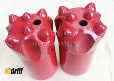 Harga yang bagus 32mm 6 Tombol Rock Drill Bits Bahan Tungsten Carbide Untuk Mining / Blasting on line