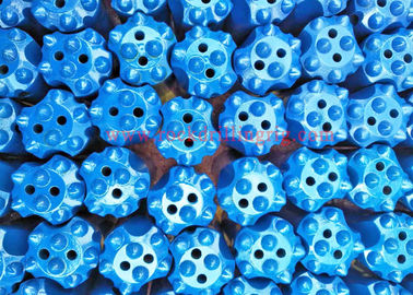 Harga yang bagus Yk05 45crnimova Rock Drill Bits 36mm 7 Tombol Untuk Penambangan / Peledakan on line