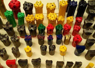 Harga yang bagus Jenis Kuda Taper Chisel Drill Cross Drill Bit Kinerja Tinggi Untuk Pertambangan / Peledakan on line