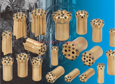 Harga yang bagus Tungsten Rock Carbide Drill Bits / Bit Bor Ditarik Untuk Penambangan / Peledakan on line