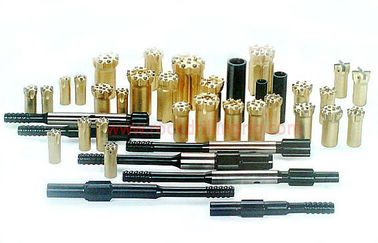 Harga yang bagus Alloy Steel Rock Drill Bit Drilling Bit Bit 33 - 152mm Diameter Untuk Penambangan on line