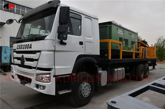 Harga yang bagus 102mm JCDRILL CSD200A YUCHAI Rig Pengeboran Sumur Air on line