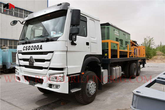 Harga yang bagus 16T Tarik Kembali Kapasitas CSD200A Rig Pengeboran Sumur Hidraulik on line