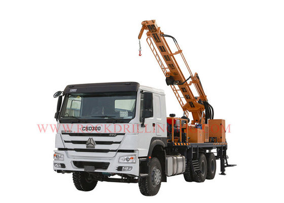 Harga yang bagus Mesin Rig Pengeboran Sumur Air Truk Hidrolik 4500mm on line