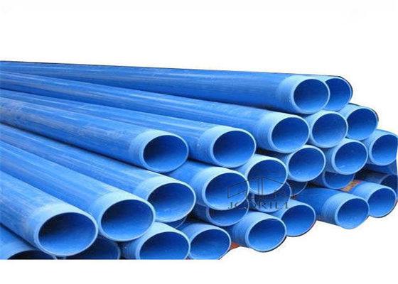 Harga yang bagus 50x6000mm Deep Blue Plastic Casing Pipe Alat Pengeboran Sumur Air Dengan Slot on line