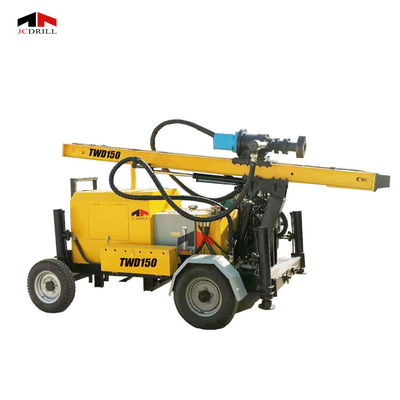 Harga yang bagus Kecepatan Tinggi 150m Trailer Mounted Borewell Rig Machine on line