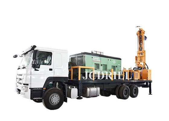 Harga yang bagus CSD200A Rig Pengeboran Sumur Air yang Dipasang dengan Truk Hidraulik Penuh on line