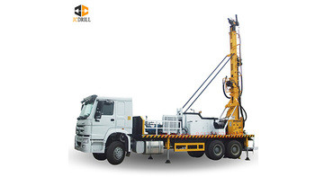 Harga yang bagus Lubang Bor CSD400 Portabel Hidrolik Air Sumur Pengeboran Truk Dipasang on line