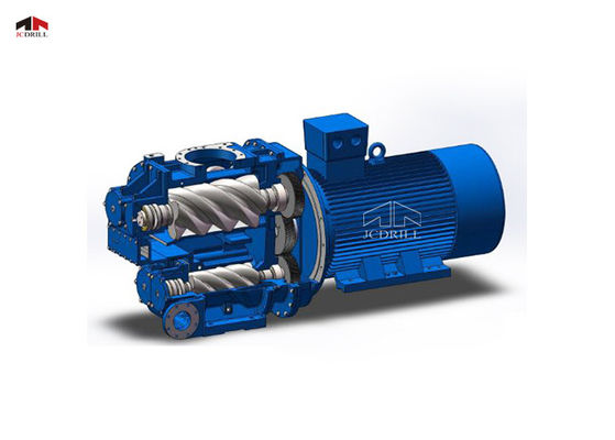 Kompresor Udara Sekrup Rotary Portabel Tekanan Rendah Kecil Dipasang Satu Dua Roda Untuk Jack Hammer