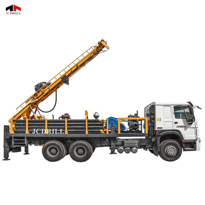 Harga yang bagus CSD300 Truck Mounted Drilling Rig DTH bor lubang bor mesin rig pengeboran sumur air on line